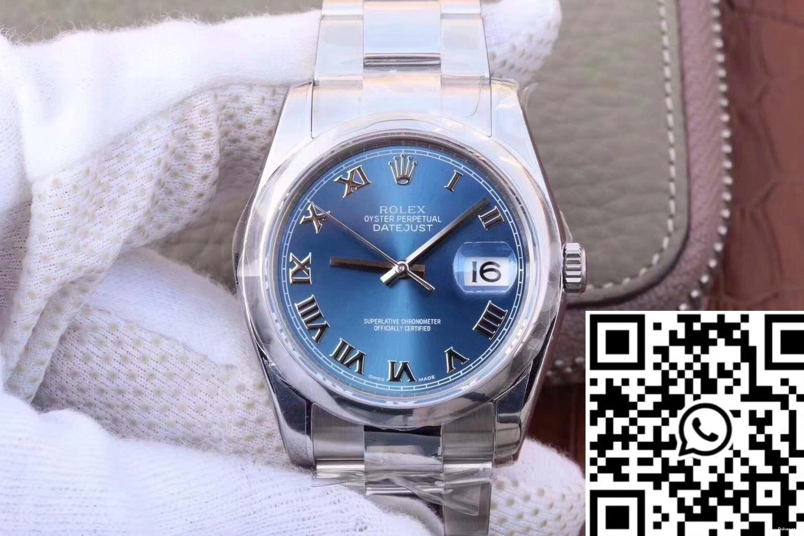 36MM Datejust Rolex Blue 655 Dial Affordable II 116334 AR Factory 0719